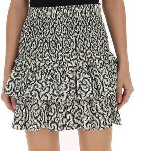 Isabel Marant Étoile Layered Ruffle Mini Skirt